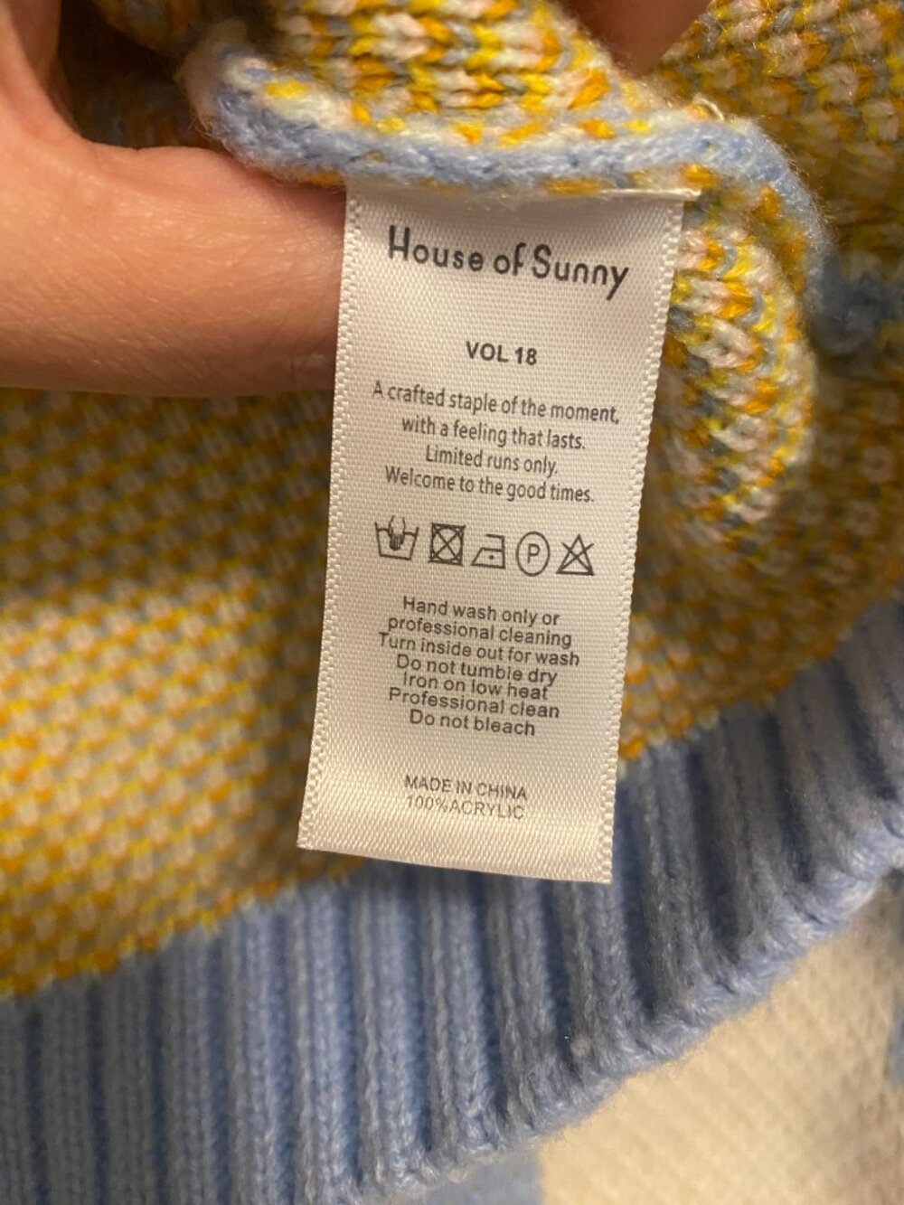 House of Sunny, Mushroom/Daisy Cardigan EUC Size 8/M - Picture 4 of 7